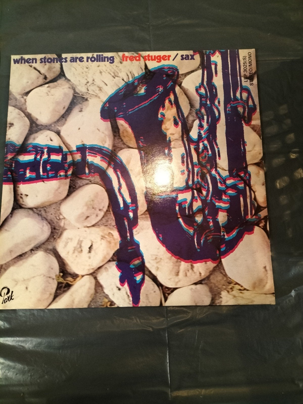 Fred Stuger / Sax - When Stones Are Rolling LP (Stereo/Mono), Ophalen, Gebruikt, 12 inch