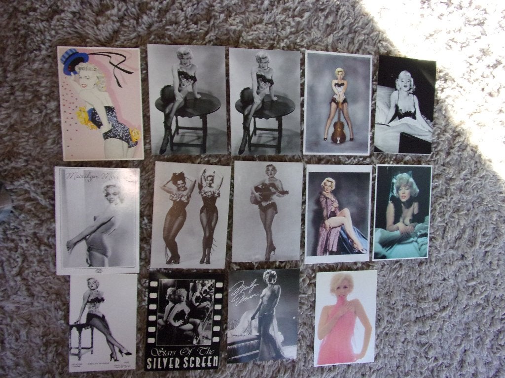 MARILYN MONROE PIN-UP KAARTEN prijs per stuk, Ophalen, Nieuw, Foto of Kaart