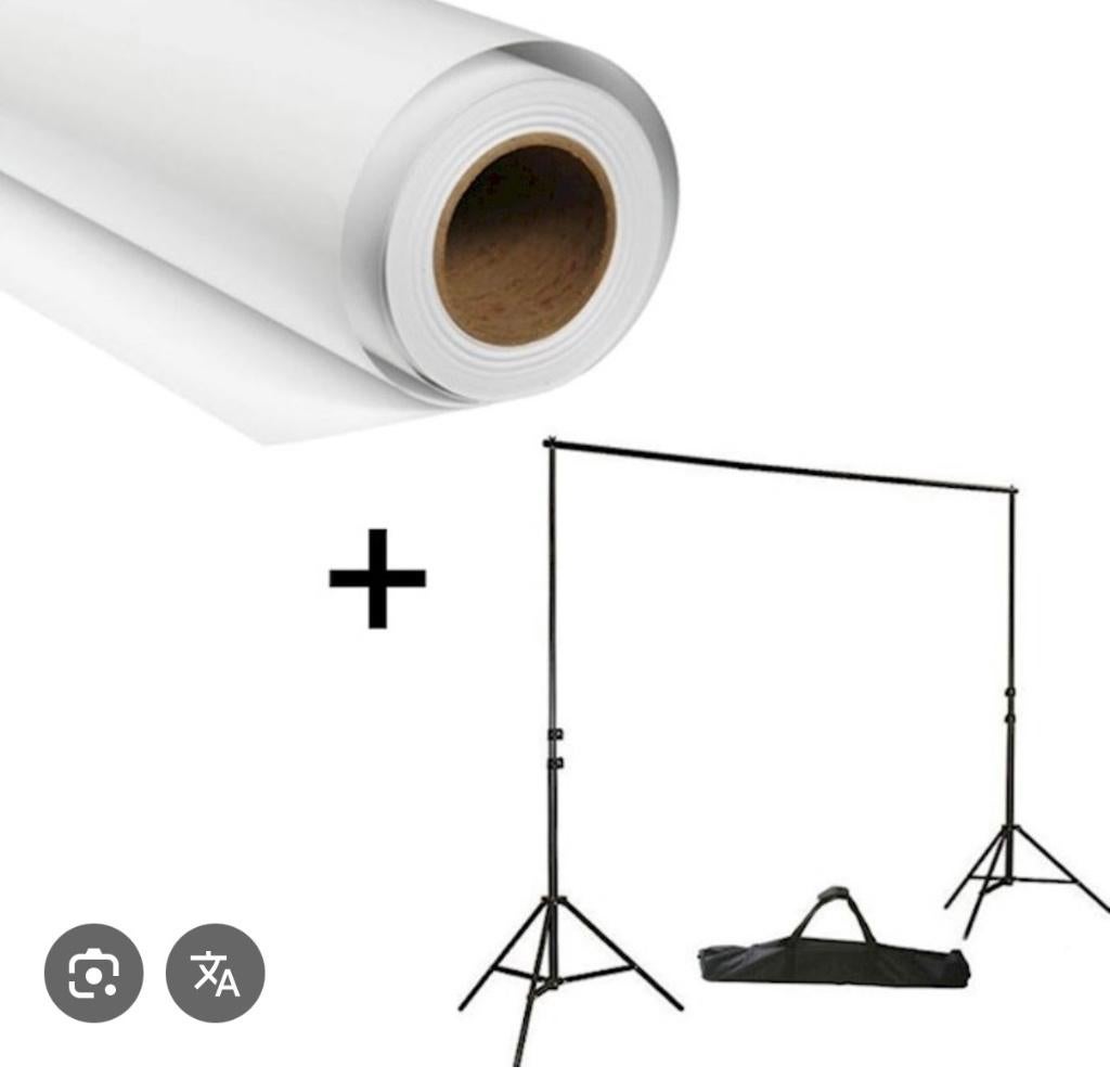 fotografie Achtergrondpapier & stand, Audio, Tv en Foto, Fotografie | Fotostudio en Toebehoren, Ophalen, Nieuw, Overige typen