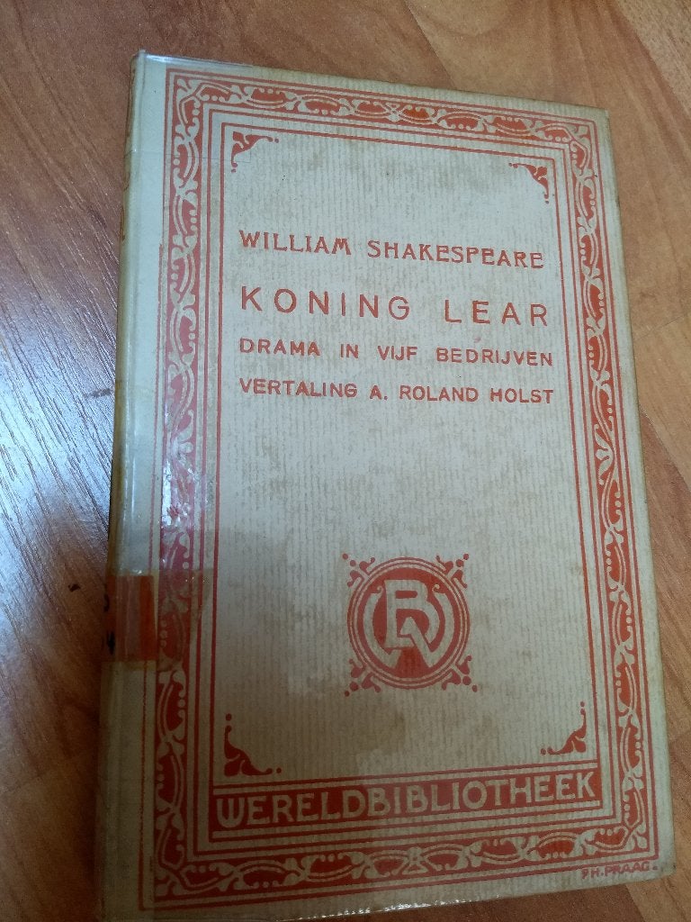 oud boekje koning lear - william shakespeare 1914, Ophalen, Gelezen