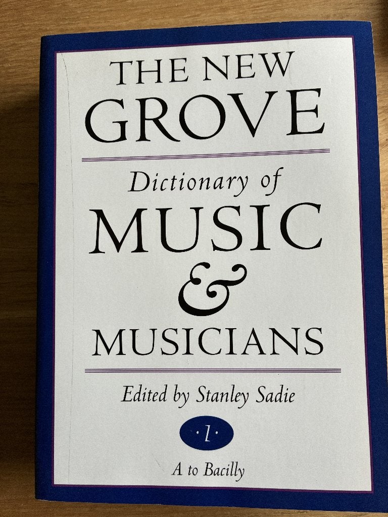 New Grove Dictionary of Music, compleet, Ophalen of Verzenden, Zo goed als nieuw, Stanley Sadie, Algemeen
