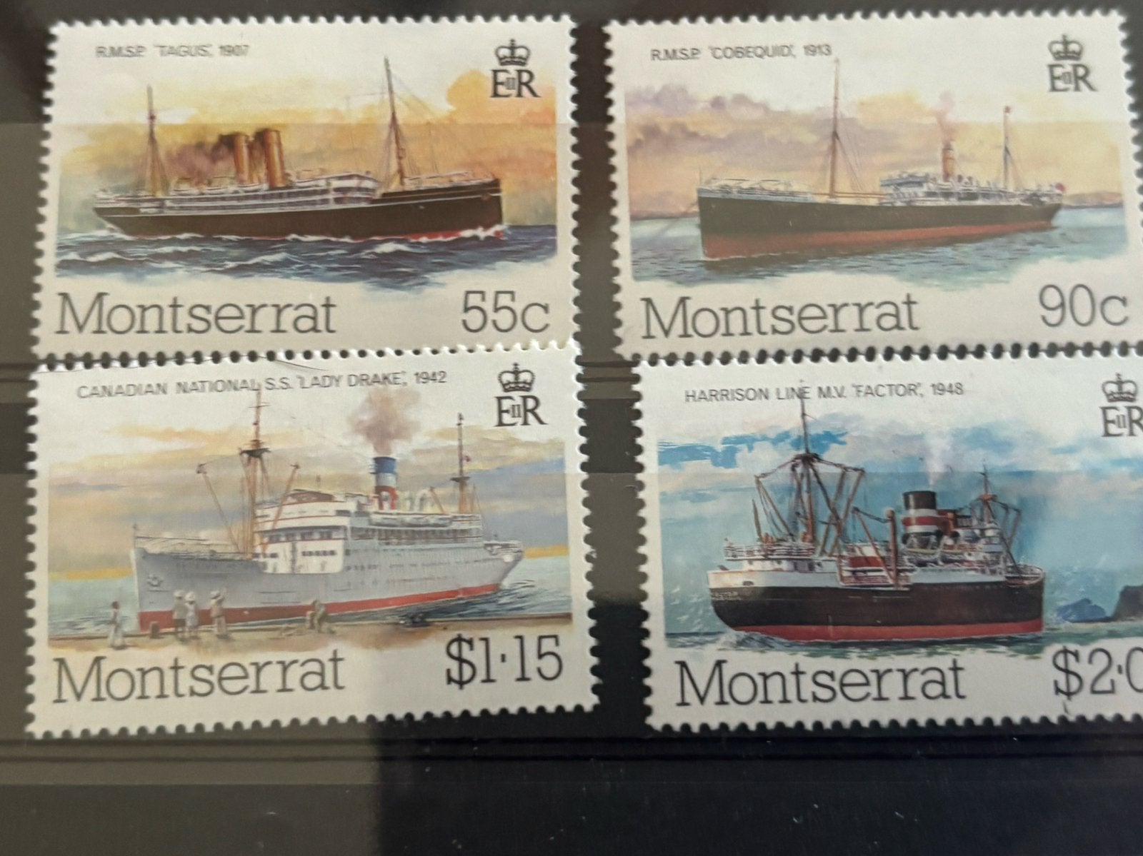 Schepen, Montserrat 1984, Ophalen of Verzenden, Postfris, Overige thema's