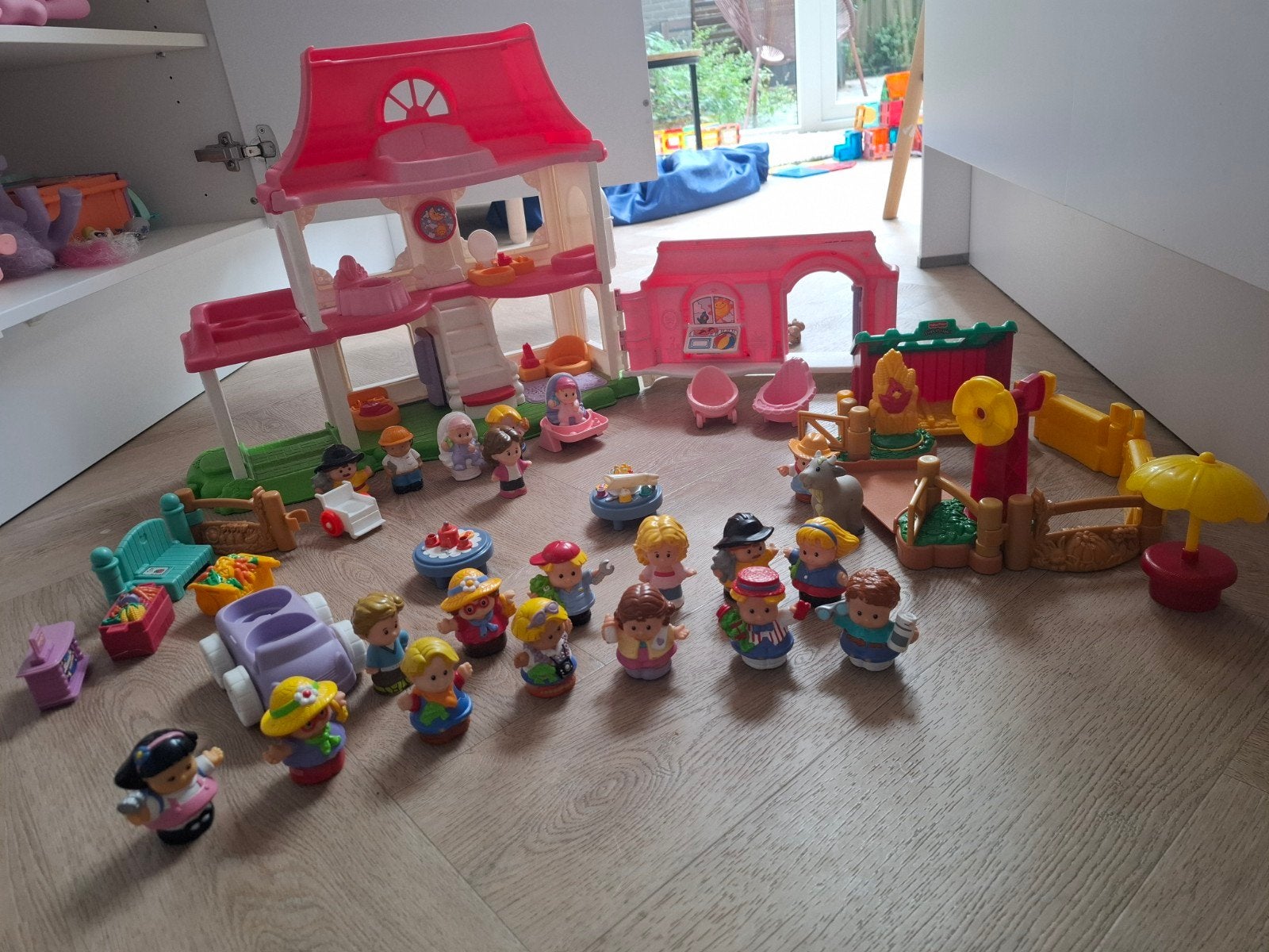 Little People Huis, Boerderij & Winkel met accessoires, Ophalen of Verzenden, Gebruikt, Overige typen, Met geluid