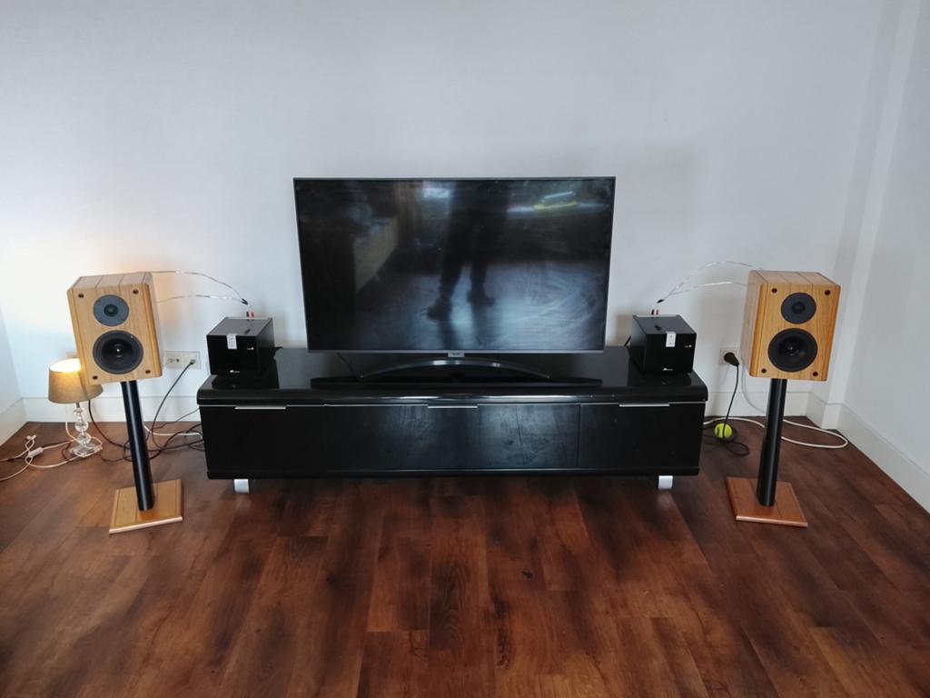 JK Acoustics Optima 2 Boekenplankluidsprekers, Audio, Tv en Foto, Luidsprekers, Overige merken, Gebruikt, Ophalen of Verzenden