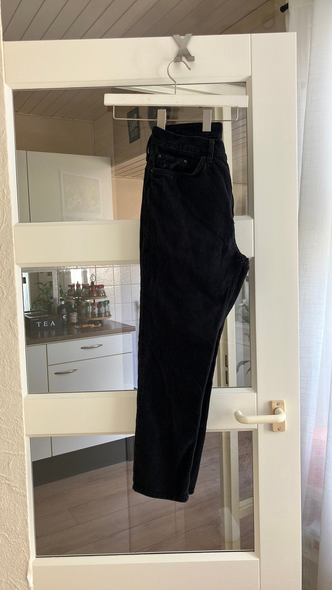 BDG zwarte rib pantalon DAD W30/L30, Ophalen of Verzenden, Zo goed als nieuw, Overige maten, Zwart