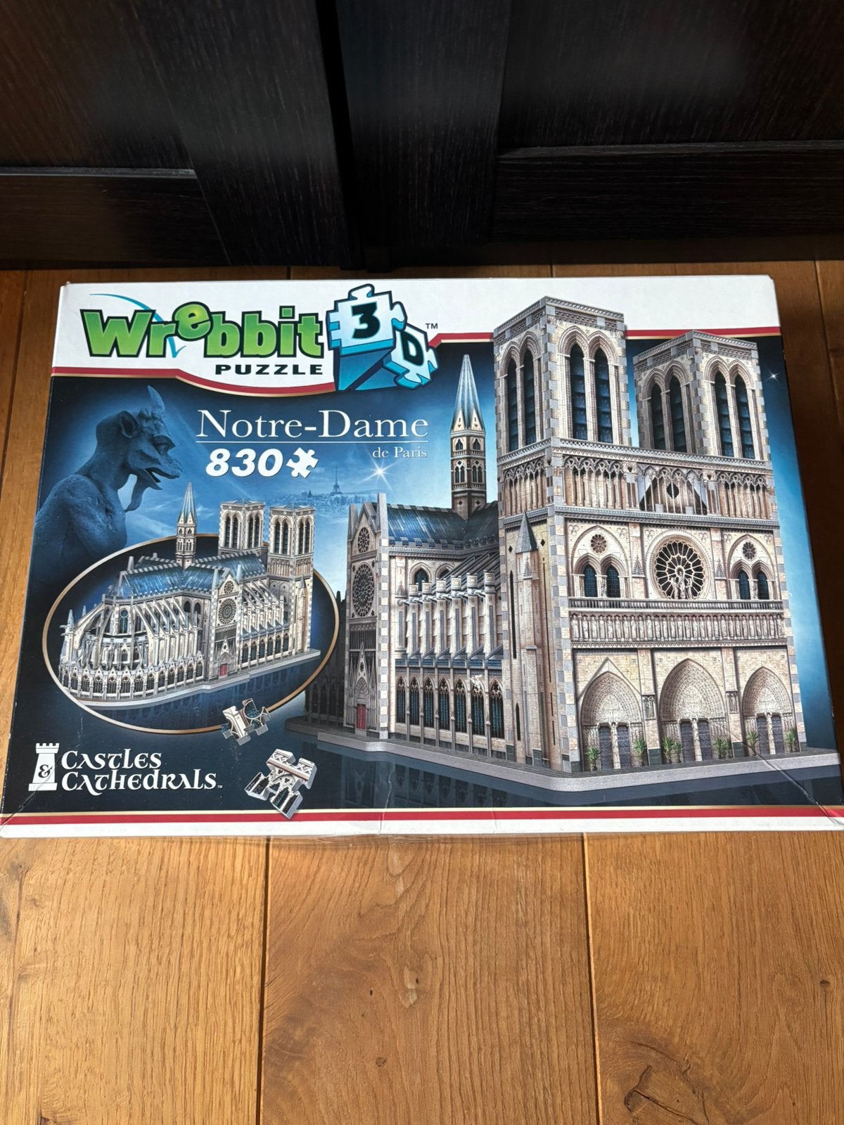 Te koop 3D puzzel Notre-Dame, Ophalen, 500 t/m 1500 stukjes, Zo goed als nieuw, Rubik's of 3D-puzzel