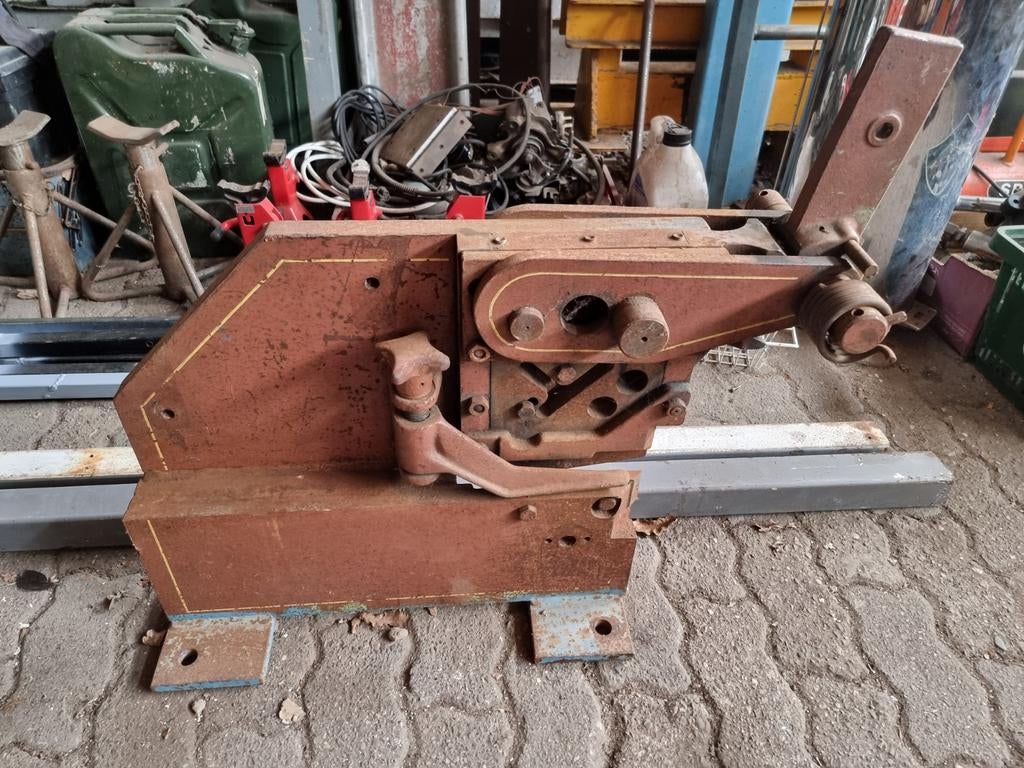 Peddinghaus 5 RP 10 handbediende plaatschaar tot 14mm, Ophalen