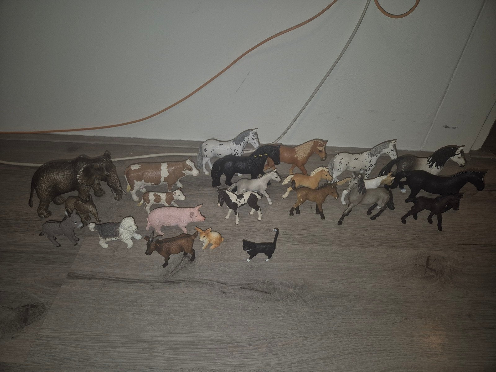 Grote collectie schleich speelgoed dierenfiguren, Ophalen, Zo goed als nieuw, Overige soorten