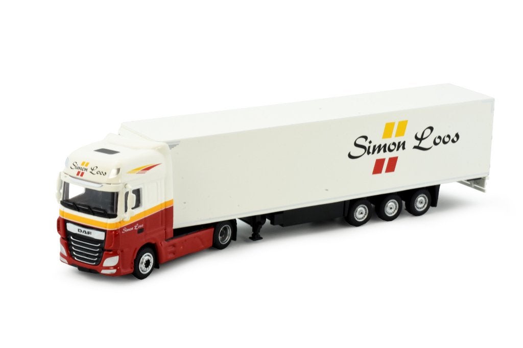 Tekno 1:87 DAF XF Simon Loos trekker oplegger, Ophalen of Verzenden, Nieuw, Bus of Vrachtwagen, Overige merken