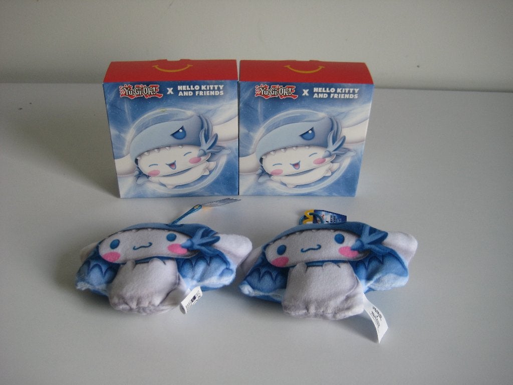 2Yu-Gi-Oh!xHello Kitty and Friends pluche NIEUW Cinnamoroll, Met doos, Overige merken, Overige typen, Blauw
