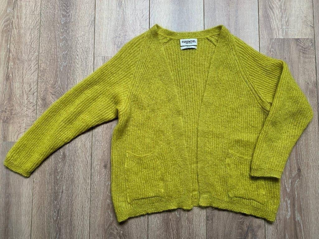 Essentiel Antwerp vest oker geel L / 40, Maat 38/40 (M), Verzenden, Geel, Nieuw