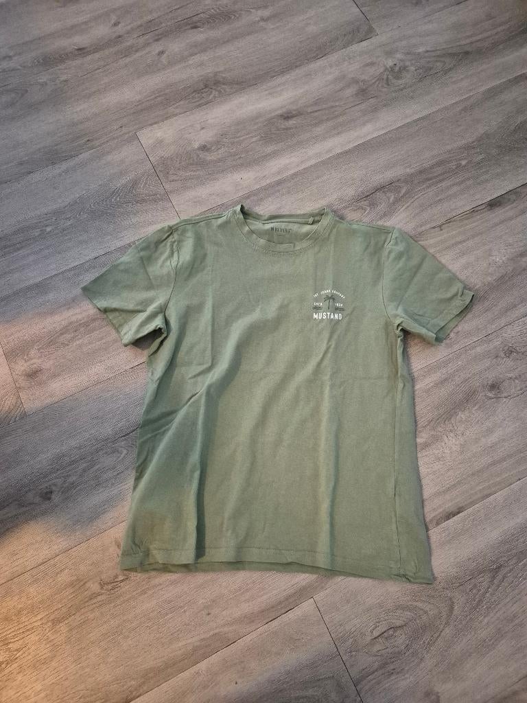 t-shirt mustang, Maat 48/50 (M), Ophalen of Verzenden, Groen, Mustang