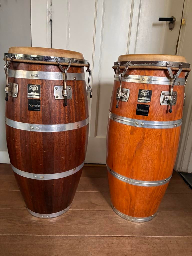Vintage Gon Bops Conga Set, Muziek en Instrumenten, Ophalen, Gebruikt, Trommel
