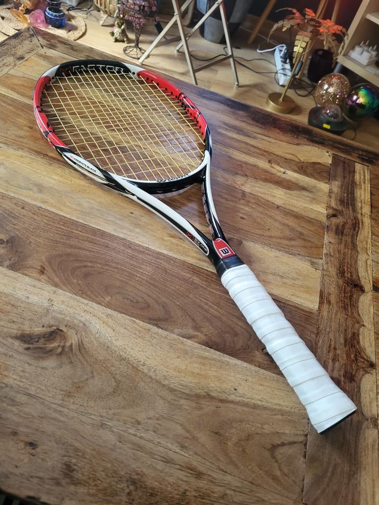 Wilson K Factor Six.One 95 Tennisracket 332 gram L3, Sport en Fitness, Tennis, Zo goed als nieuw, Racket, Wilson, L3, Ophalen of Verzenden