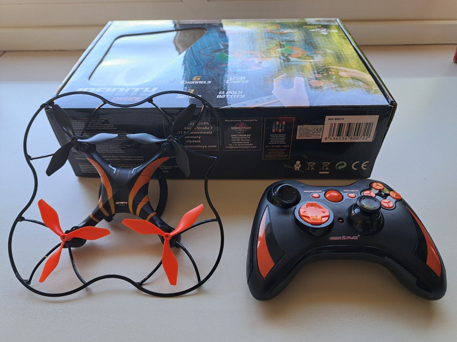 Gear2play infinity drone COMPLEET, Ophalen of Verzenden, Zo goed als nieuw