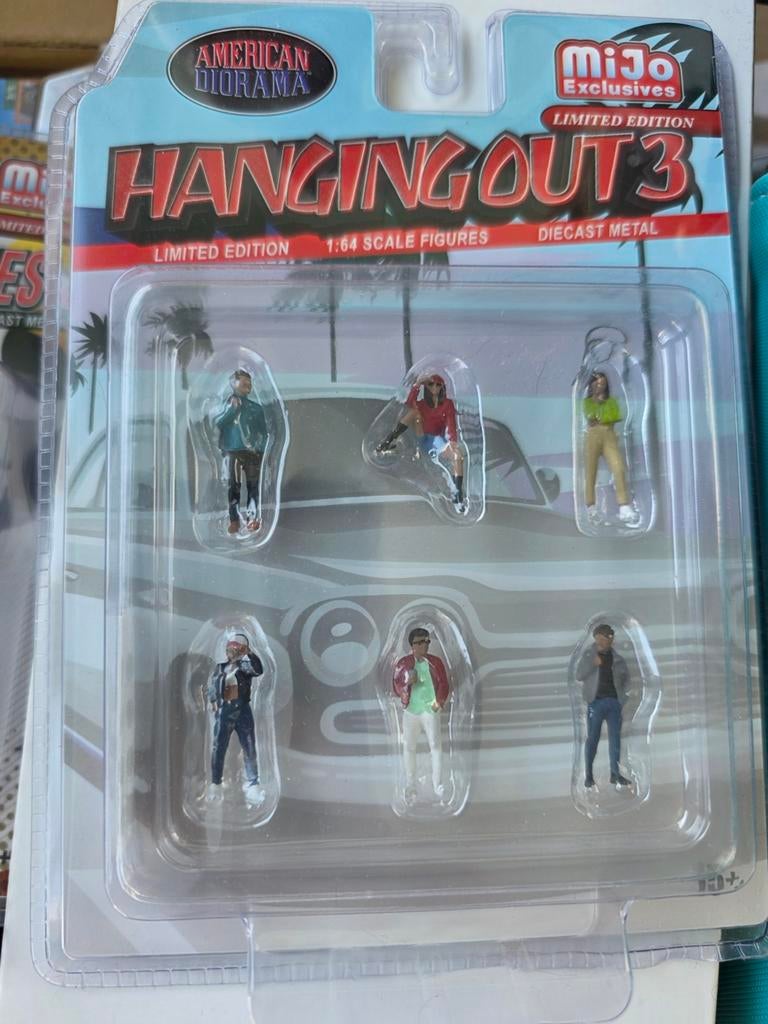 American Diorama Hanging Out 3 - 1:64 Figurenset, Ophalen of Verzenden, Mijo, Onbekend, Onbekend