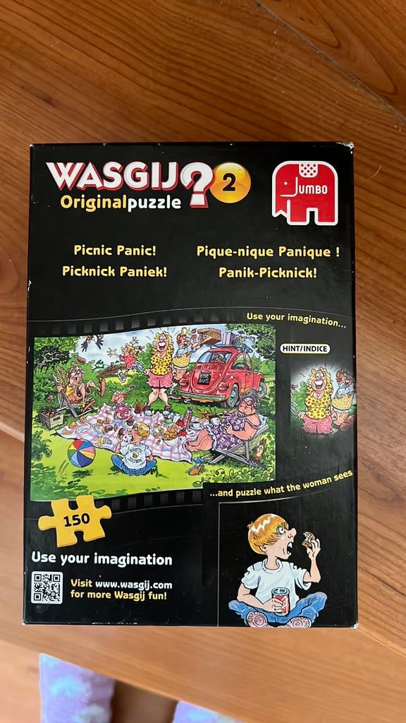 Wasgij puzzeltje 150 stukjes, Hobby en Vrije tijd, Denksport en Puzzels, Ophalen, Minder dan 500 stukjes, Zo goed als nieuw