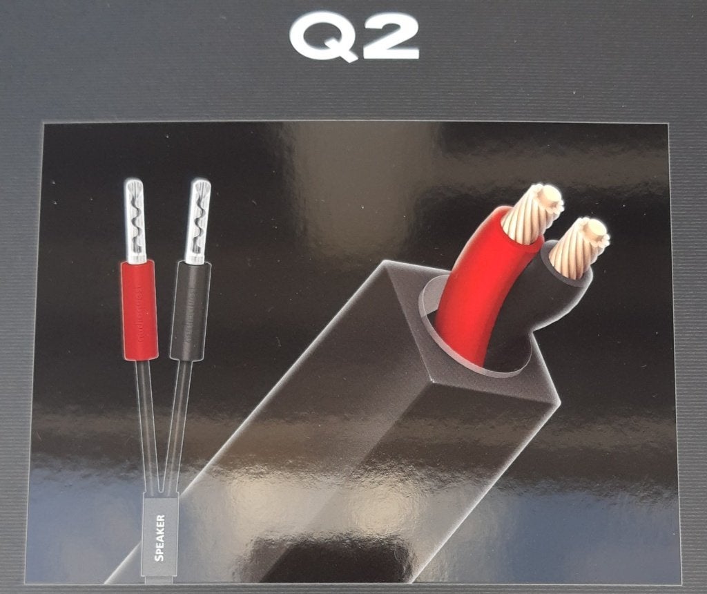 Audioquest Q2 SureGrip Hybride 2x 3 meter luidsprekerkabel, Ophalen of Verzenden, Nieuw, 2 tot 5 meter, Luidsprekerkabel