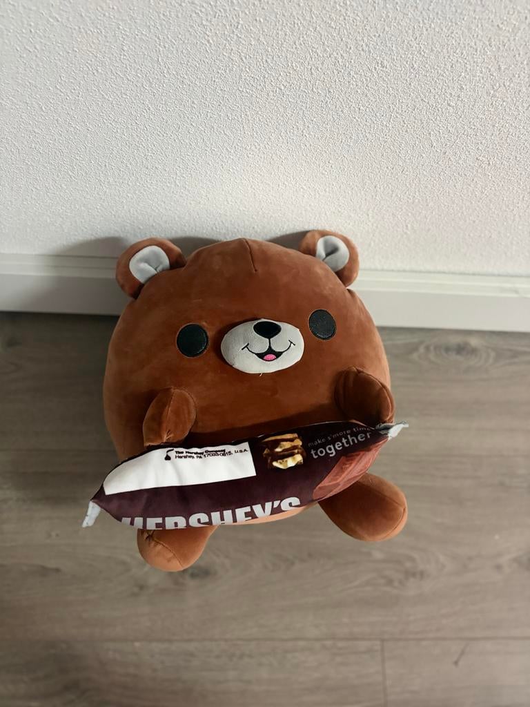 Schattige Snackles Beer Knuffel, Kinderen en Baby's, Speelgoed | Knuffels en Pluche, Ophalen, Zo goed als nieuw, Beer