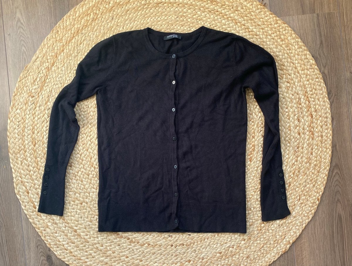 Vestje Apriori maat M/L, Kleding | Dames, Ophalen of Verzenden, Zo goed als nieuw, Maat 42/44 (L), Zwart