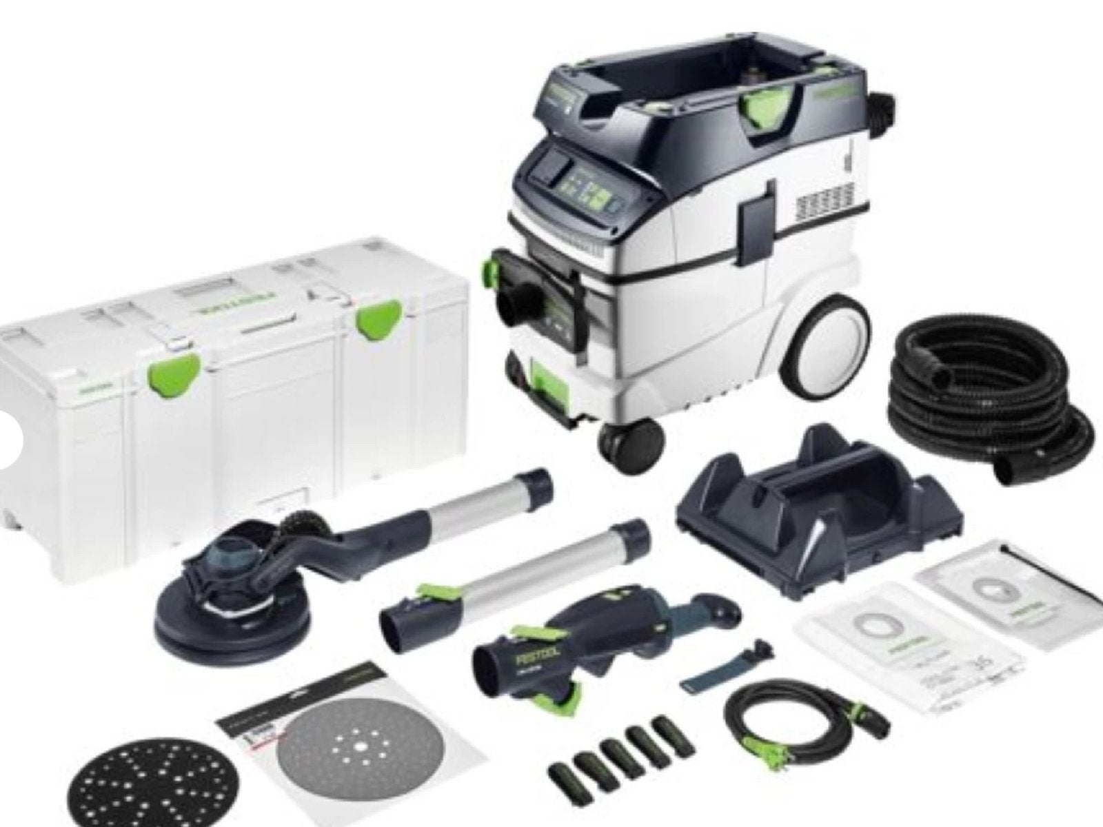 Festool LHS 2 225 EQI/CTL 36-Set Langnek-schuurmachine, Ophalen of Verzenden, Zo goed als nieuw, 600 tot 1200 watt, Excentrische schuurmachine