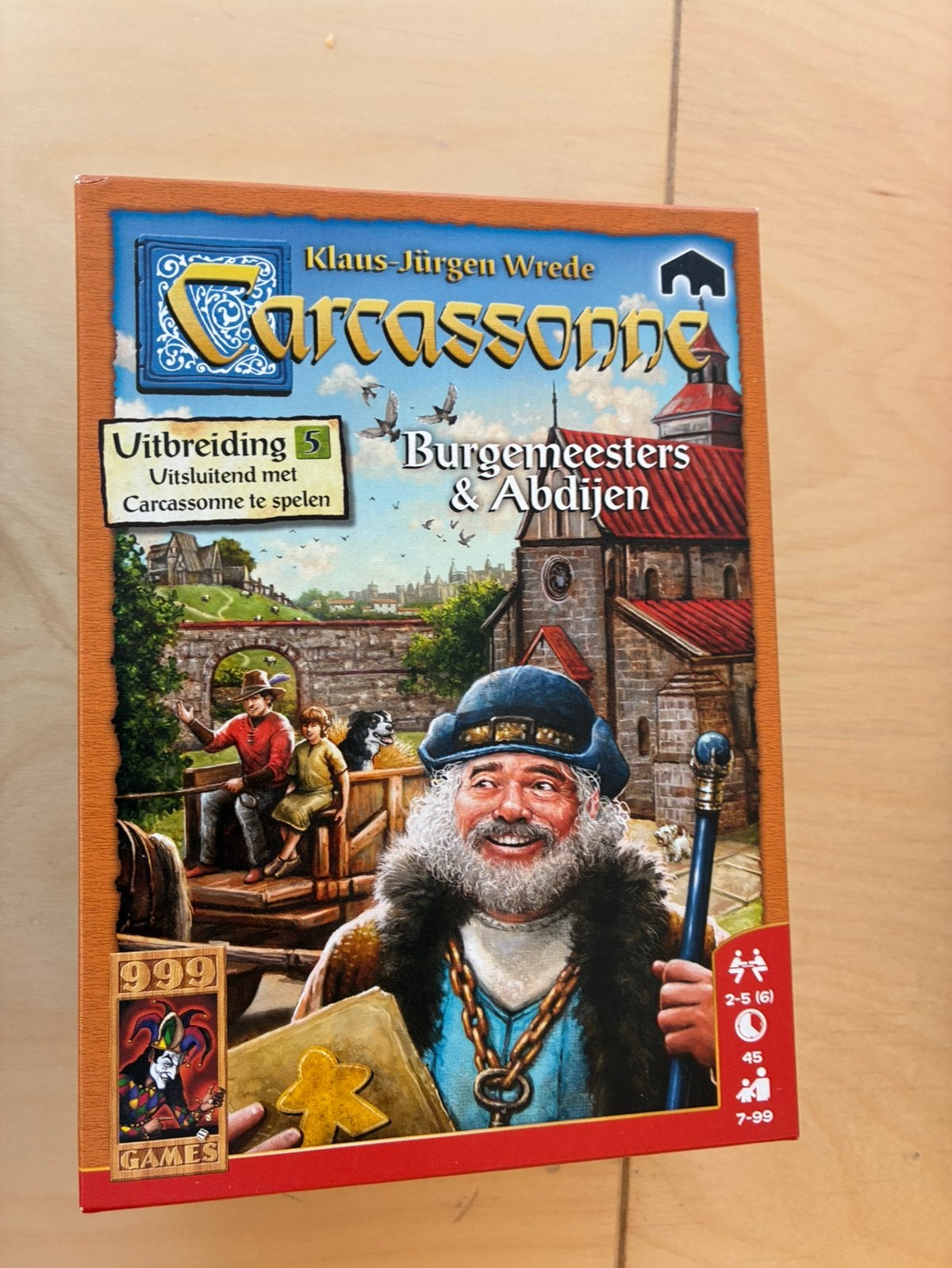 Carcassonne Burgemeester en Abdijen nieuw, Hobby en Vrije tijd, Gezelschapsspellen | Kaartspellen, Ophalen of Verzenden, Nieuw