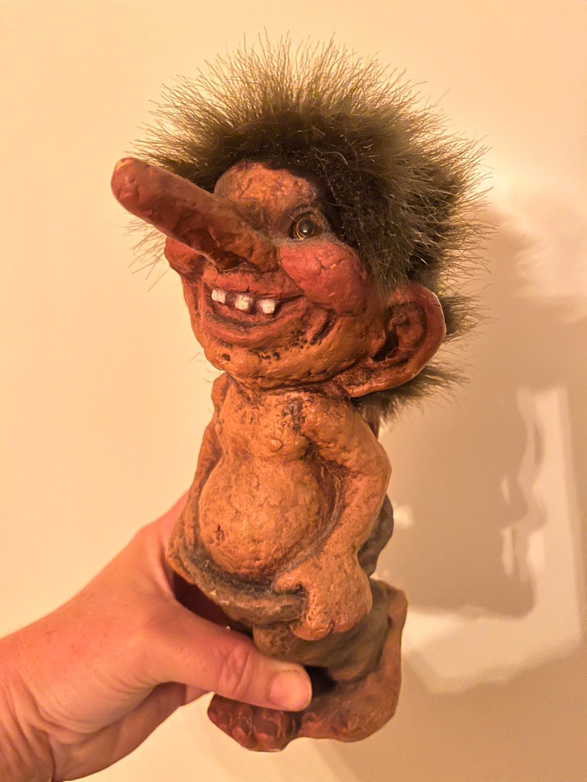 Leuke vintage guitige (Nyform/Fosse?) Trol, Ophalen, Gebruikt, Fantasy