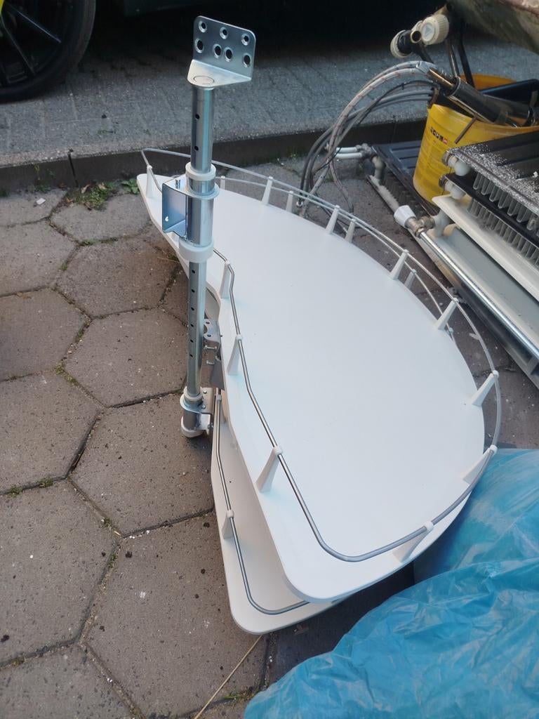 Utrusta hoekkast uittrekbare inrichting, Ophalen, Gebruikt, Wit, 50 tot 100 cm