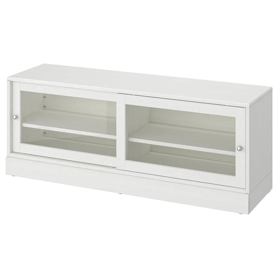 Ikea Havsta tv meubel met plint, Ophalen, Modern. Rustiek. Warm., 150 tot 200 cm, Zo goed als nieuw