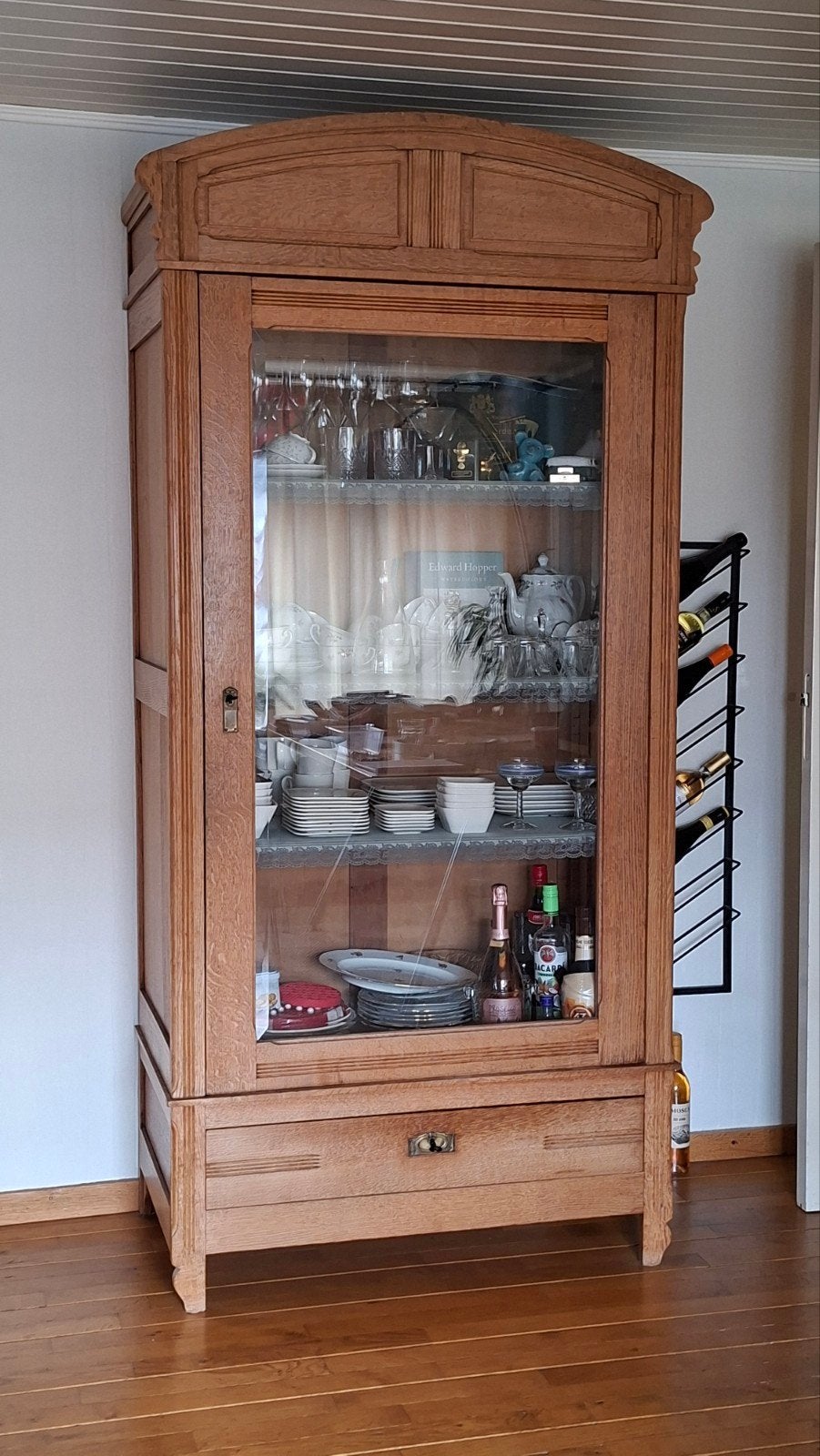 mooie 1-deurs eiken kast, Ophalen, Gebruikt, 200 cm of meer, Minder dan 150 cm