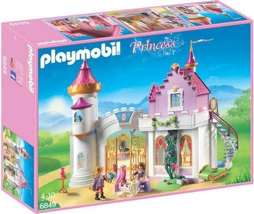 Playmobil 6849 - prinsessen slot / kasteel met koningspaar, Complete set, Ophalen of Verzenden, Zo goed als nieuw, Kasteel/Fort
