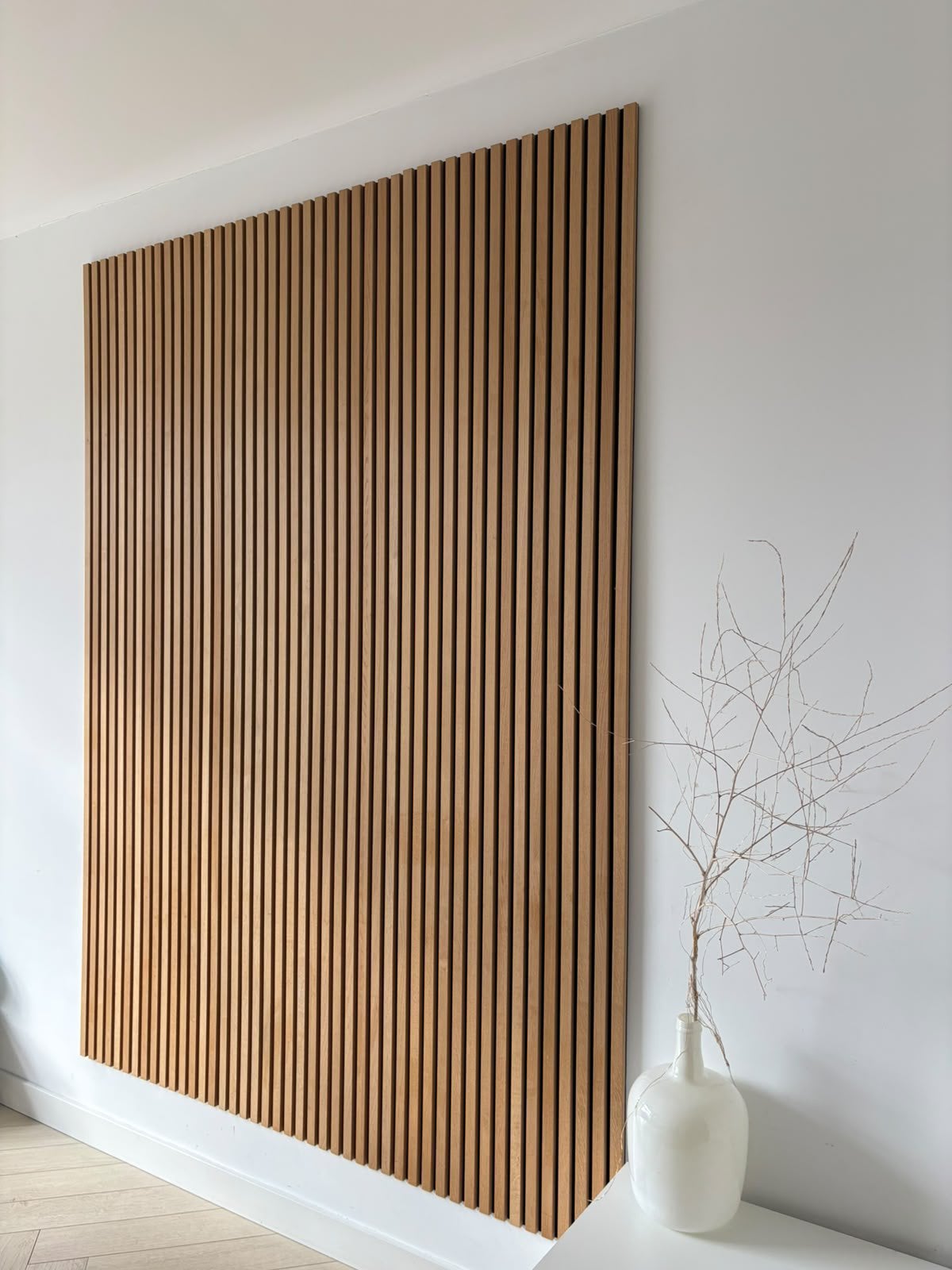 3x WoodUpp Akupanel Klassiek Eiken Zwart vilt, Ophalen, Zo goed als nieuw, Zwart