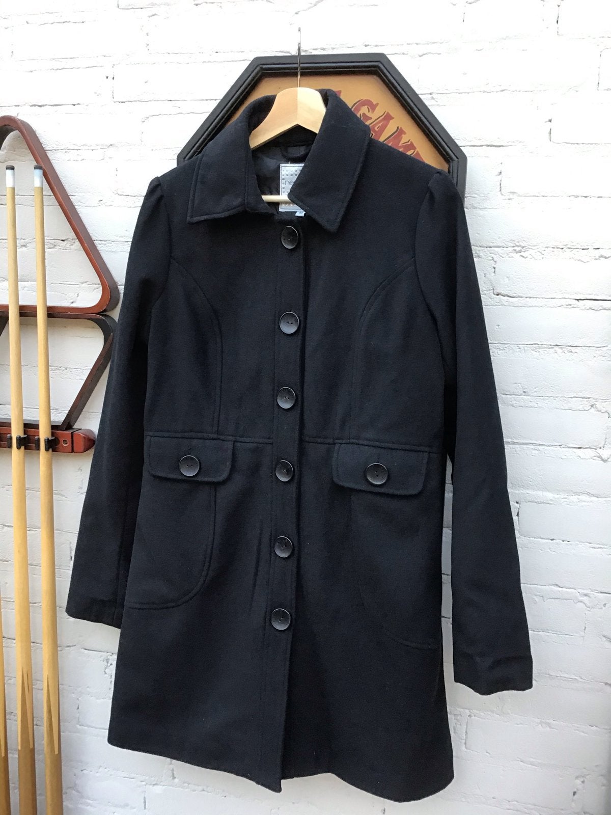 Winterjas 40 zwart , new vieuw, Kleding | Dames, Ophalen of Verzenden, Zo goed als nieuw, Maat 38/40 (M), Zwart