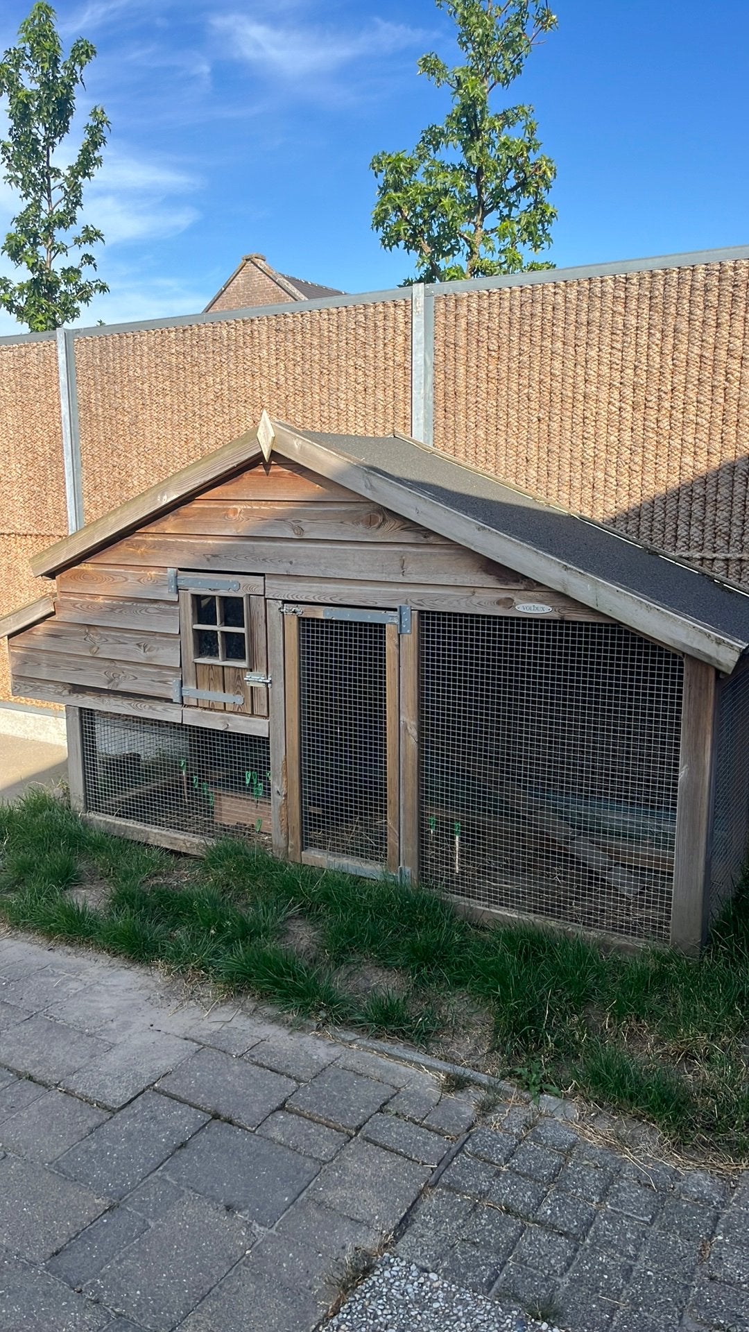 Konijnenhok kippenhok, Dieren en Toebehoren, Knaagdieren en Konijnen | Hokken en Kooien, Ophalen, Eekhoorn, 90 cm of meer, Hok
