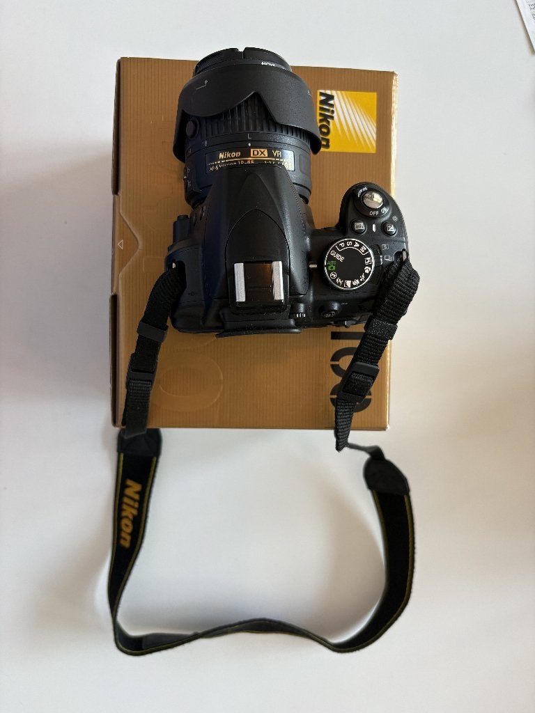 Nikon D3100 + 18-55mm & 55-200mm lens, Ophalen, Spiegelreflex, Zo goed als nieuw, Nikon