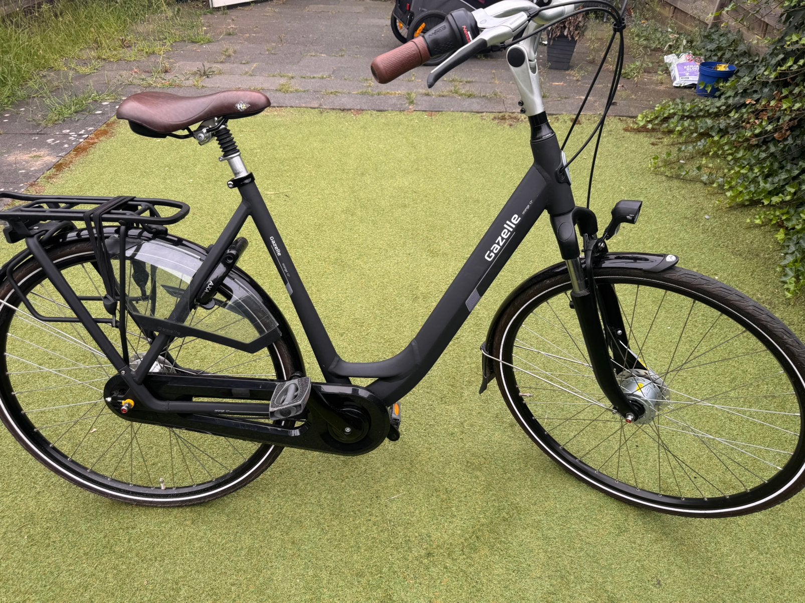 Super mooie Gazelle Orange C7 damesfiets, Ophalen, 53 tot 56 cm, Velgrem, Versnellingen