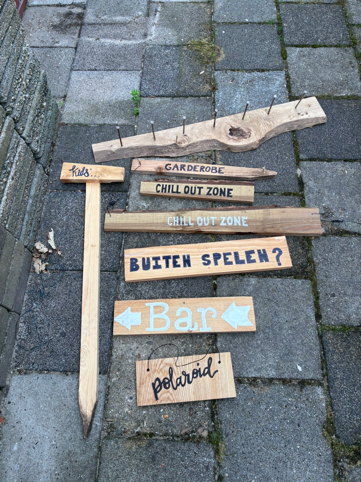 Complete bruiloft of tuinfeest inventaris, Ophalen, Zo goed als nieuw