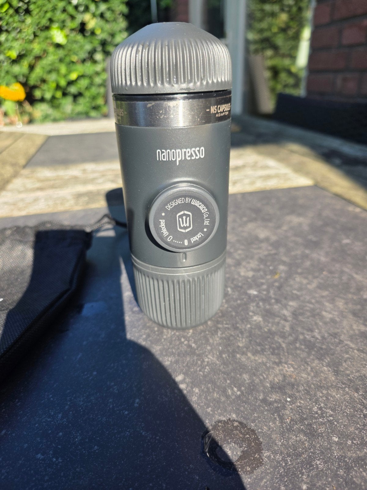 Wacaco Nanopresso Draagbaar Espresso Apparaat met NS Adapter, Koffiepads en cups, Espresso apparaat, Ophalen of Verzenden, Zo goed als nieuw