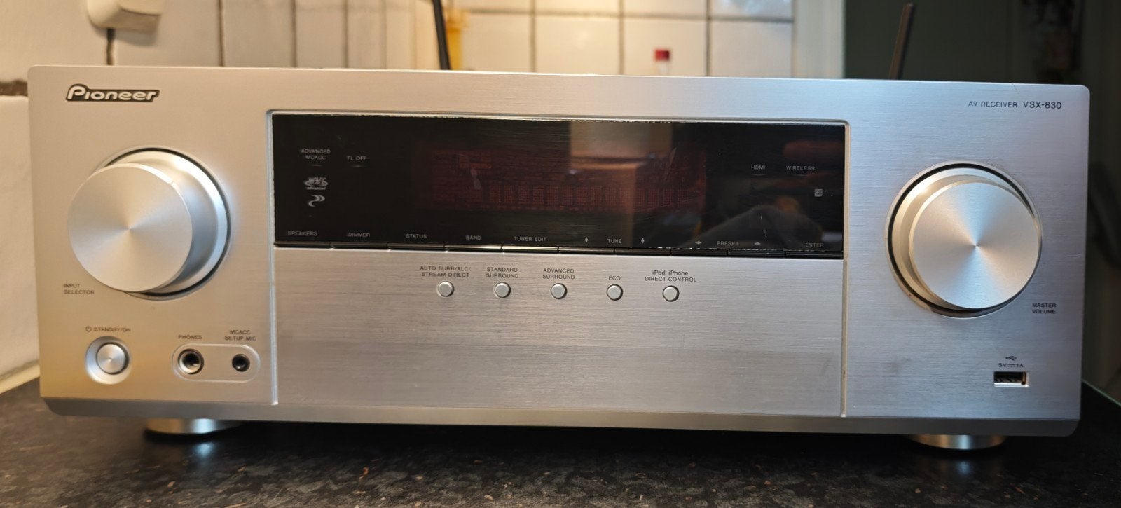 Pioneer VSX-830 AV 5.1 Receiver 4K zilver, Ophalen, Gebruikt, Pioneer, 120 watt of meer