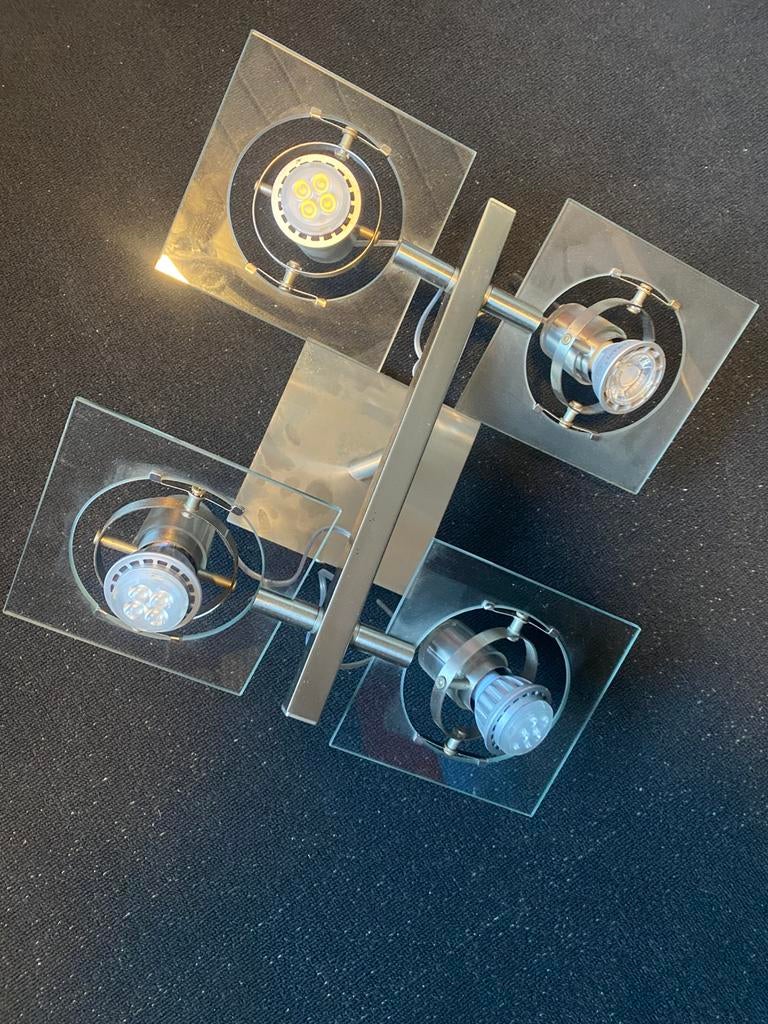 Ikea plafondlampen 2 setjes ZGAN, Ophalen, Zo goed als nieuw, Metaal of Aluminium
