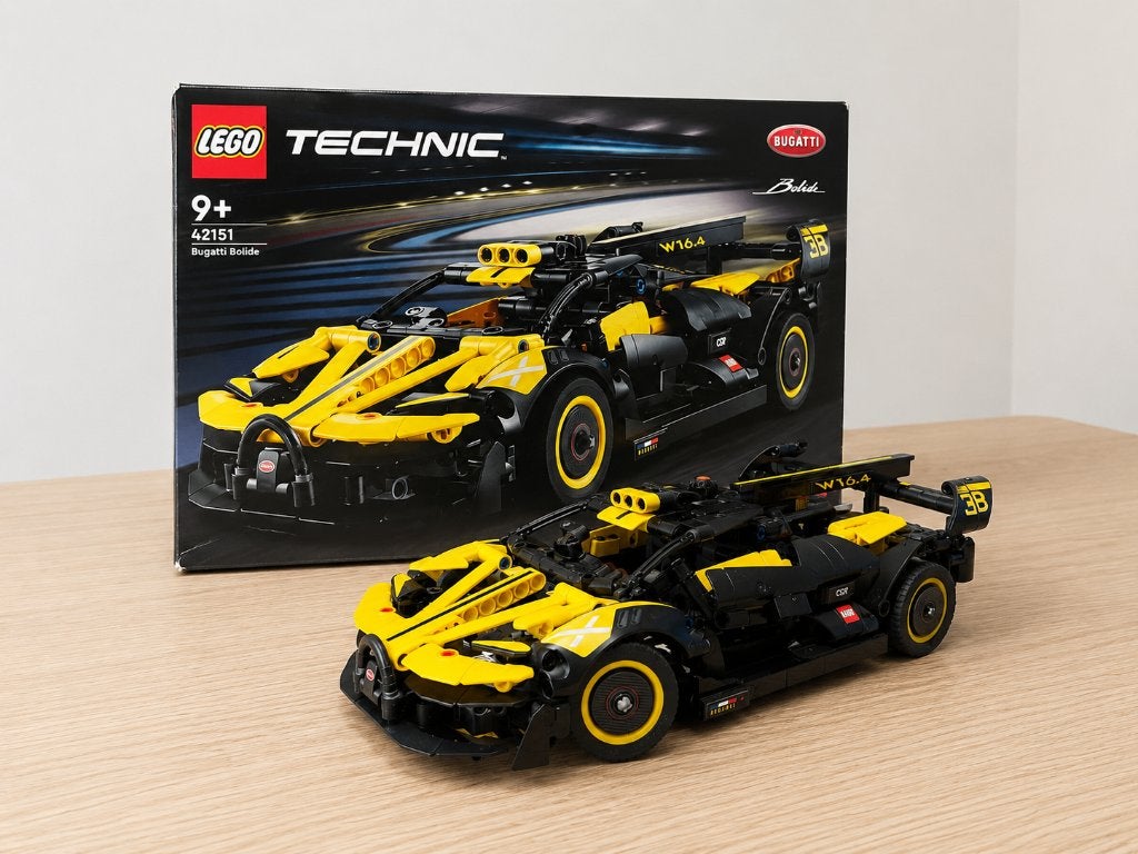 LEGO Technic Bugatti Bolide 42151 – Compleet met doos, Compleet, Lego, Ophalen of Verzenden, Zo goed als nieuw