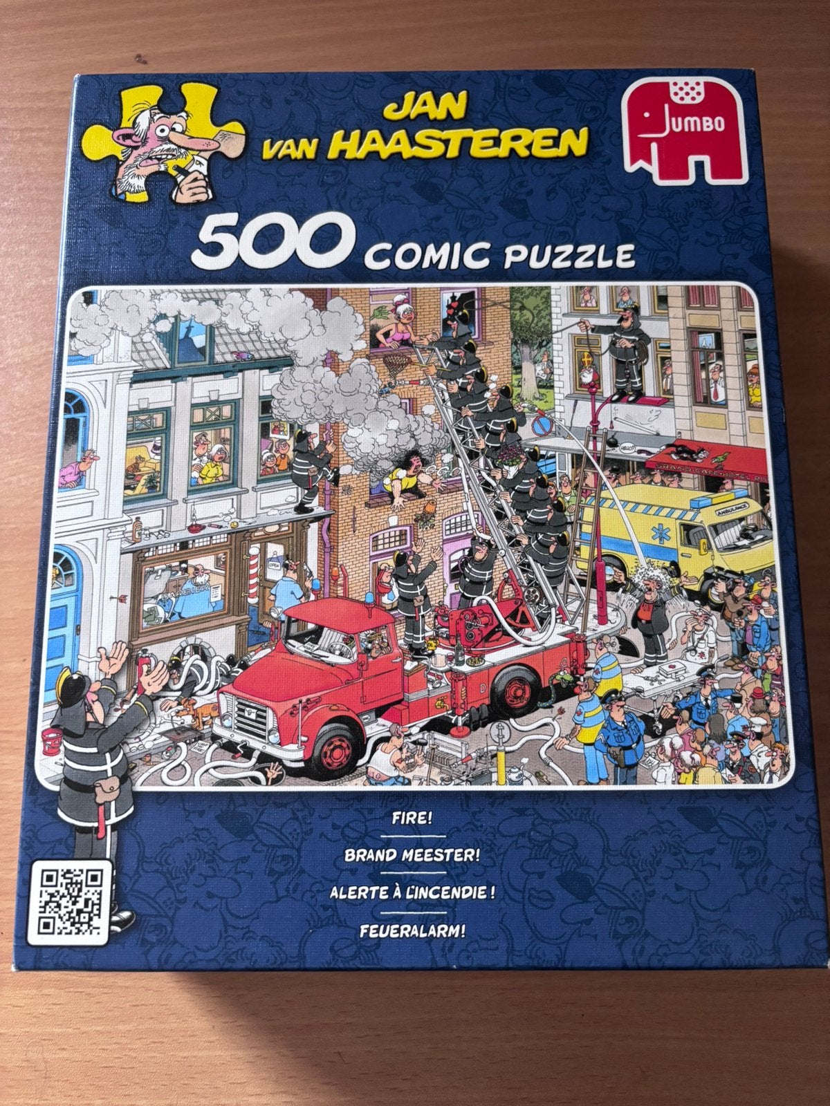Jan van Haasteren “Brand meester” 500 stukjes, Hobby en Vrije tijd, Ophalen, 500 t/m 1500 stukjes, Zo goed als nieuw