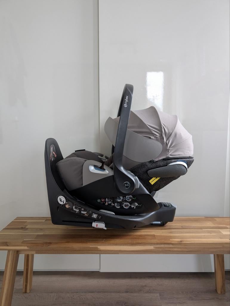 Cybex autostoel met Base, Gebruikt, Isofix, 0 t/m 13 kg, Ophalen