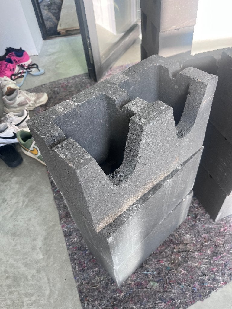 BIA groene wand blokken, Doe-het-zelf en Verbouw, Metselstenen, Ophalen, Nieuw, Beton
