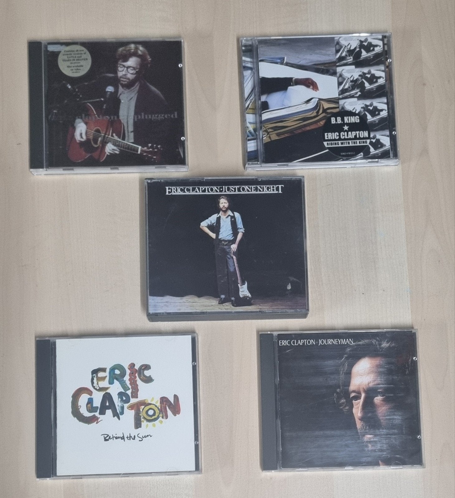 Eric Clapton cd-collectie 5 albums waaronder een dubbel CD, Ophalen of Verzenden, Gebruikt, Singer-songwriter