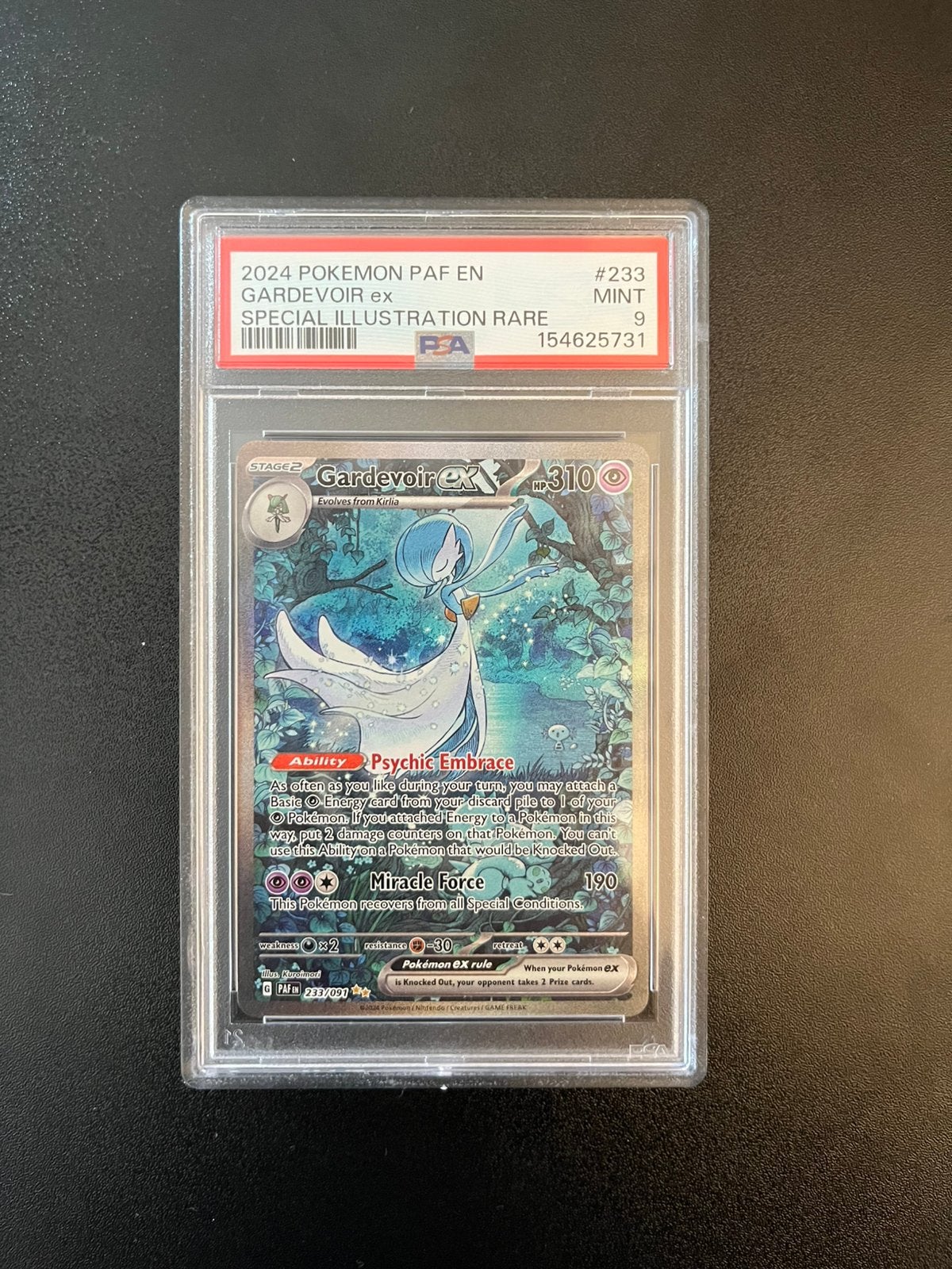 Shiny gardevoir ex alt art PSA 9, Ophalen of Verzenden, Zo goed als nieuw