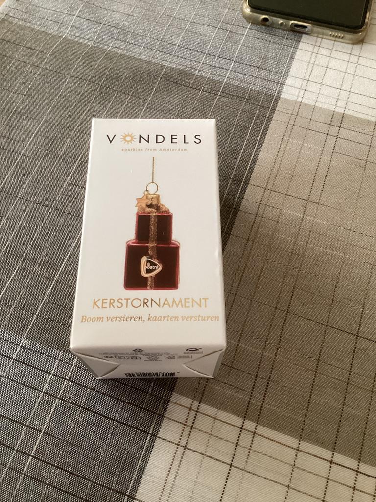 Vondels kerstornament 2024 - model 2 cadeautjes - post nl, Diversen, Ophalen of Verzenden, Nieuw