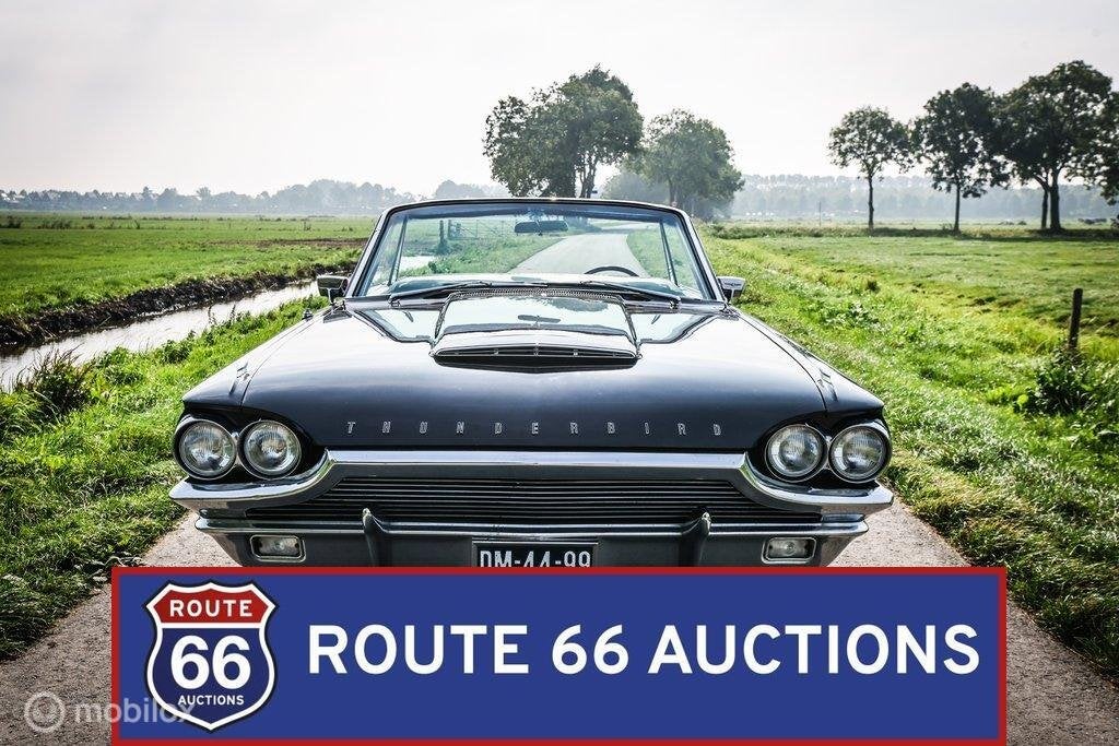 Ford Thunderbird | 1964 | Route 66 Auctions, Auto's, Overige carrosserieën, Zwart, Bedrijf, Handgeschakeld