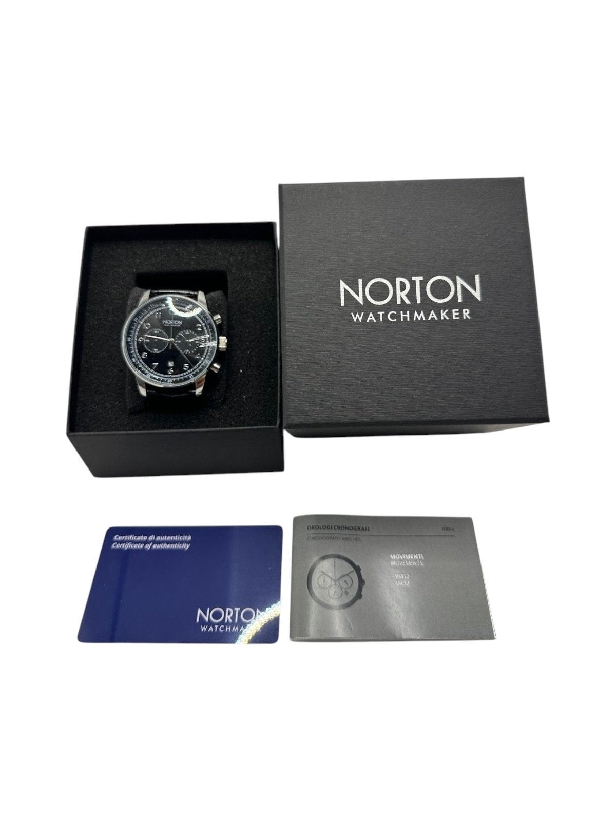 Norton Watchmaker Limited Edition Horloge - Nieuw, Leer, Staal, Polshorloge, Nieuw