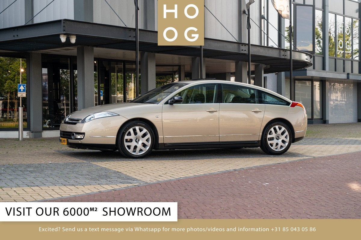 Citroën C6 3.0 V6 EXCLUSIVE (bj 2006, automaat), Auto's, Citroën, Automaat, Gebruikt, Leder, Sedan